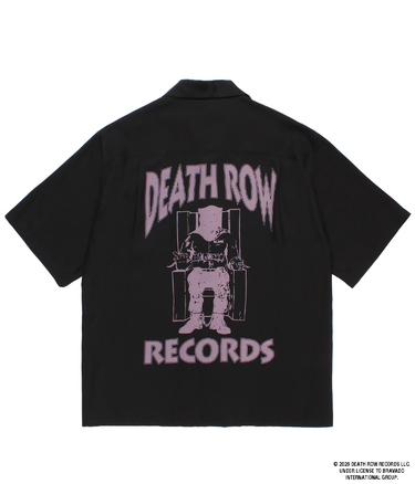 DEATH ROW RECORDS / 50'S OPEN COLLAR SHIRT