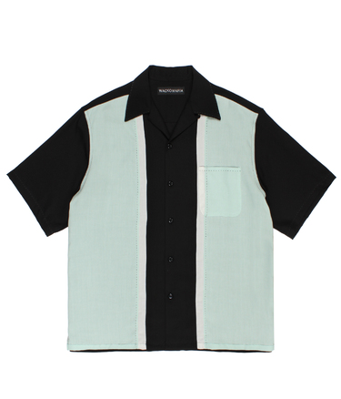 SWITCHING 50'S OPEN COLLAR SHIRT