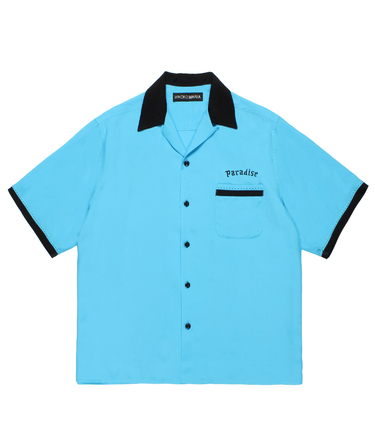 SWITCHING 50'S OPEN COLLAR SHIRT