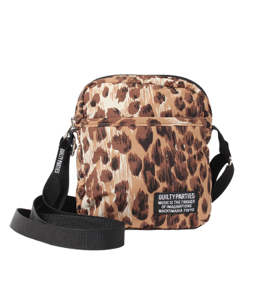 SPEAK EASY / LEOPARD NYLON MINI SHOULDER BAG