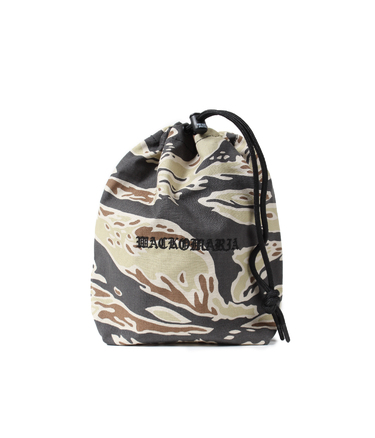 TIGER CAMO DRAWSTRING BAG