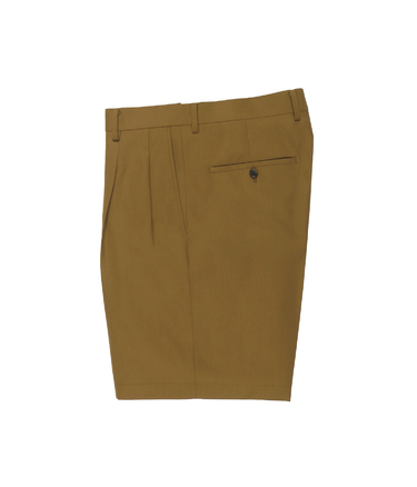 DORMEUIL / DOUBLE PLEATED SHORT TROUSERS
