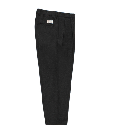 DOUBLE PLEATED WOOL TROUSERS
