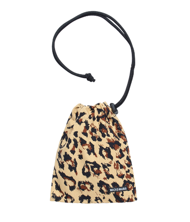 LEOPARD DRAWSTRING BAG