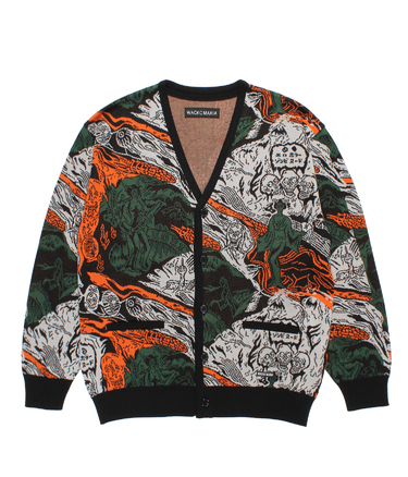 JACQUARD KNIT CARDIGAN