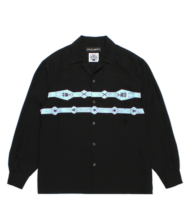 WOLF'S HEAD / 50'S OPEN COLLAR SHIRT